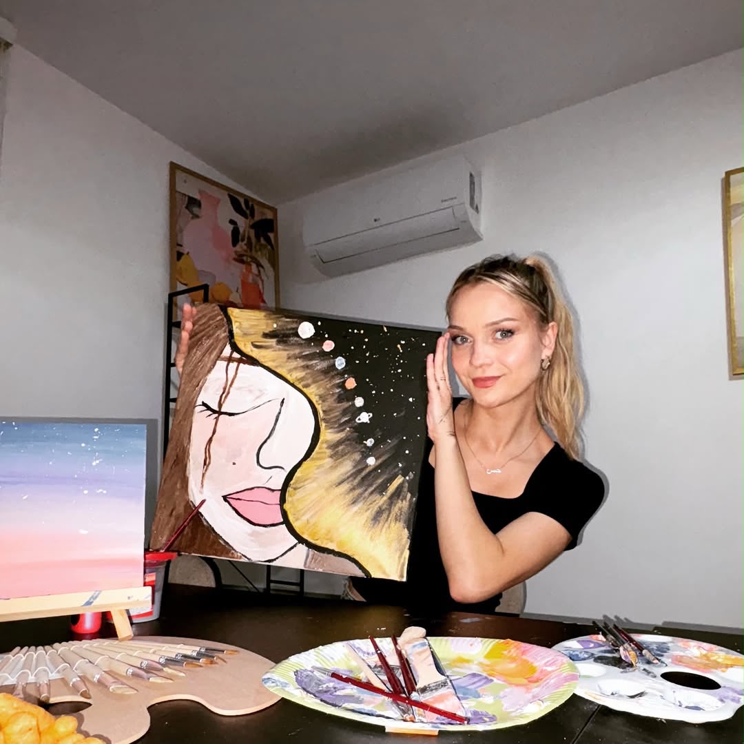 Polaznica sa slikom izrađenom u Studiju Sarajevo