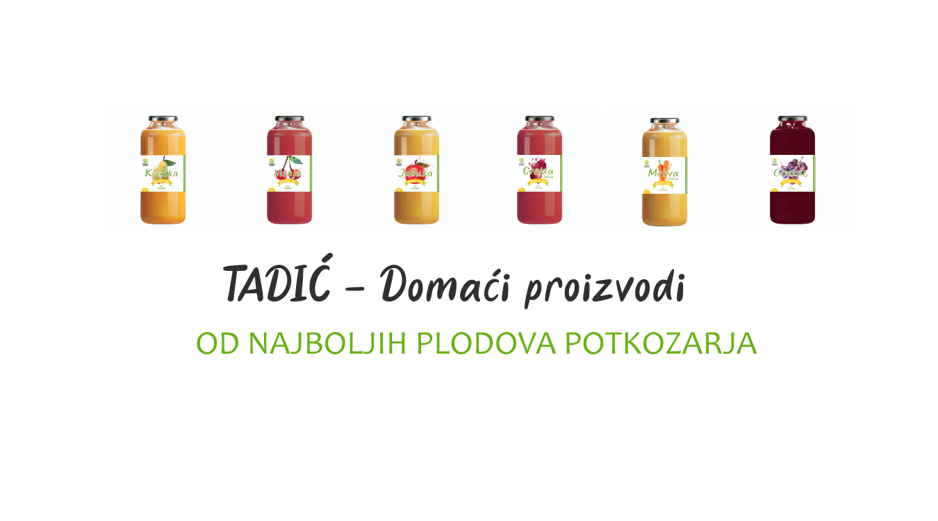Prirodni voćni sokovi porodične proizvodnje Tadić