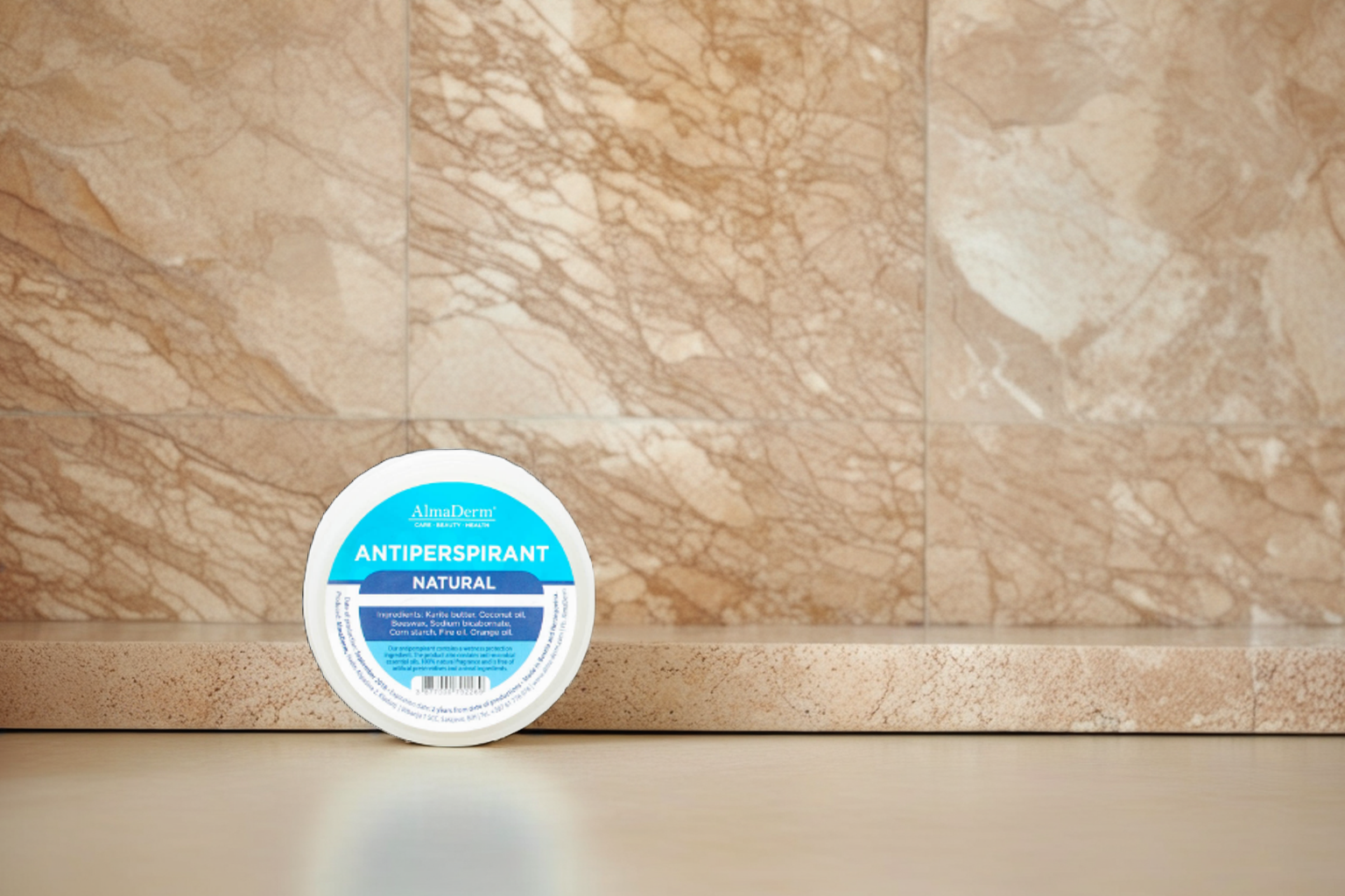 Prirodni antiperspirant AlmaDerm u originalnoj ambalaži